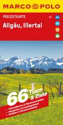 MARCO POLO Freizeitkarte 42 Allg&auml;u, Illertal 1:100.000