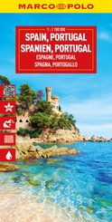 MARCO POLO Reisekarte Spanien, Portugal 1:1 Mio.