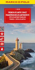 MARCO POLO Reisekarte Franz&ouml;sische Atlantikk&uuml;ste 1:300.000