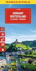 MARCO POLO Reisekarte Deutschland 1:800.000