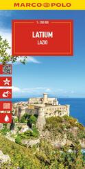 MARCO POLO Reisekarte Italien 09 Latium 1:200.000