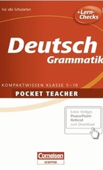 Pocket Teacher - Sekundarstufe I: Deutsch: Grammatik