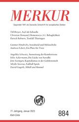 MERKUR Gegr&uuml;ndet 1947 als Deutsche Zeitschrift f&uuml;r europ&auml;isches Denken - 1/2023