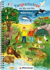 Tiergeschichten mit Mia und Mio - Arbeitsbl&auml;tter