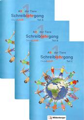 ABC der Tiere 1 - Schreiblehrgang Grundschrift, Teil A, B und C, 3 Teile