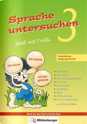 Sprache untersuchen - Spa&szlig; mit Trolli 3, Vereinfachte Ausgangsschrift