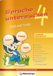 Sprache untersuchen - Spa&szlig; mit Trolli 4, Vereinfachte Ausgangsschrift
