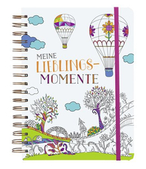 Meine Lieblingsmomente - Eintragbuch mit Ausmalmotiven