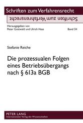 Die prozessualen Folgen eines Betriebs&uuml;bergangs nach 613a BGB