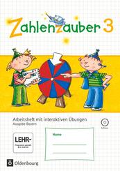 Zahlenzauber - Mathematik f&uuml;r Grundschulen - Ausgabe Bayern 2014 - 3. Jahrgangsstufe