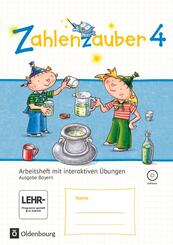 Zahlenzauber - Mathematik f&uuml;r Grundschulen - Ausgabe Bayern 2014 - 4. Jahrgangsstufe