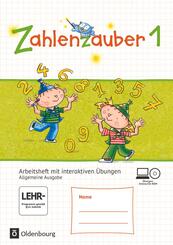 Zahlenzauber - Mathematik f&uuml;r Grundschulen - Allgemeine Ausgabe 2016 - 1. Schuljahr