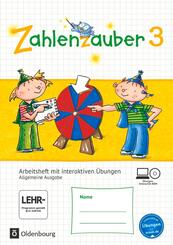 Zahlenzauber - Mathematik f&uuml;r Grundschulen - Allgemeine Ausgabe 2016 - 3. Schuljahr