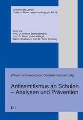 Antisemitismus an Schulen - Analysen und Pr&auml;vention