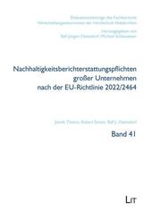 Nachhaltigkeitsberichterstattungspflichten gro&szlig;er Unternehmen nach der EU-Richtlinie 2022/2464