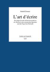 L'art d'&eacute;crire