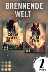 Sammelband der Dystopien »City of Damage« und »World of Evil« (Brennende Welt) (eBook, ePUB)