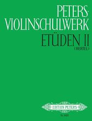 Peters-Violinschulwerk: Et&uuml;den - Bd.2