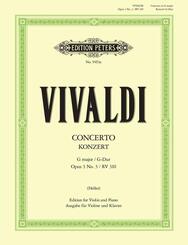 Violin Concerto in G Op. 3 No. 3 (RV 310)