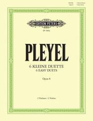 6 Easy Duets Op. 8 for violin duet