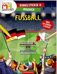 Fußball - Rubbelsticker & Malbuch