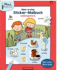 Mein erstes Sticker-Malbuch: Lieblingstiere