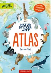 Natur-Stickerwelt - Atlas - Tiere der Welt