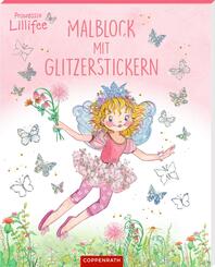 Malblock mit Glitzerstickern (Prinzessin Lillifee)