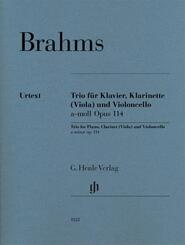 Johannes Brahms - Klarinettentrio a-moll op. 114 f&uuml;r Klavier, Klarinette (Viola) und Violoncello