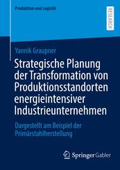 Strategische Planung der Transformation von Produktionsstandorten energieintensiver Industrieunternehmen