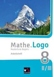 Mathe.Logo Bayern AH 8 II/III, m. 1 Buch