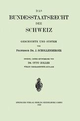 Das Bundesstaatsrecht der Schweiz