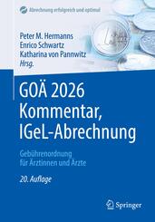 GO&Auml; 2026 Kommentar, IGeL-Abrechnung