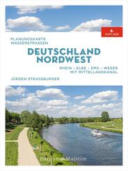 Planungskarte Wasserstra&szlig;en Deutschland Nordwest