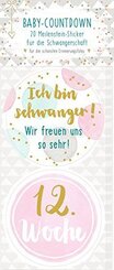 Meilenstein-Sticker - Baby-Countdown - Baby Party