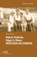 Robert Siodmak, Edgar G. Ulmer: MENSCHEN AM SONNTAG