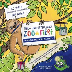 Mal- und R&auml;tselspa&szlig; Zoo-Tiere