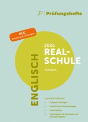 Pr&uuml;fungsheft & Training - 2026 Englisch Realschule - Hessen - Original-Pr&uuml;fungen und L&ouml;sungen