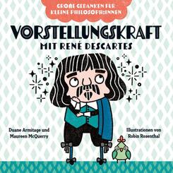 Vorstellungskraft mit Ren&eacute; Descartes. Bilderbuch