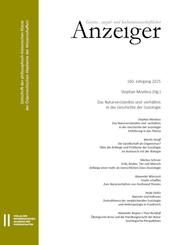 Geistes-, sozial- und kulturwissenschaftlicher Anzeiger - Zeitschrift der philosophisch-historischen Klasse der &Ouml;sterreichischen Akademie der Wissenschaften, 160. Jahrgang (2025)