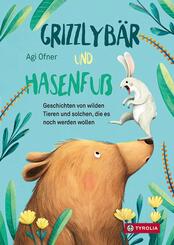 Grizzlyb&auml;r und Hasenfu&szlig;