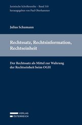 Rechtssatz, Rechtsinformation, Rechtseinheit