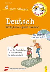 Lernen mit Teo und Tia Deutsch - 4. Klasse Volksschule, m. Audio-CD