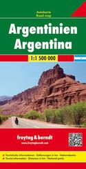 Freytag & Berndt Autokarte Argentinien 1:1.500.000. Argentina