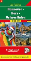 Hannover - Harz - Ostwestfalen, Autokarte 1:150.000, Blatt 4