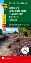 Naturpark Lüneburger Heide, Wander-, Rad- und Freizeitkarte 1:50.000, freytag & berndt, WKD 5082, mit Infoguide