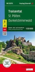 Traisental, Wander-, Rad- und Freizeitkarte 1:50.000, freytag & berndt, WK 0070