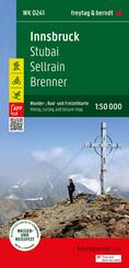 freytag & berndt Wanderkarte WK 0241 Innsbruck, Stubai - Sellrain - Brenner 1:50.000