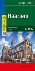 Haarlem, Stadtplan 1:20.000, freytag & berndt