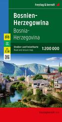 freytag & berndt Stra&szlig;enkarte Bosnien-Herzegowina 1:200.000